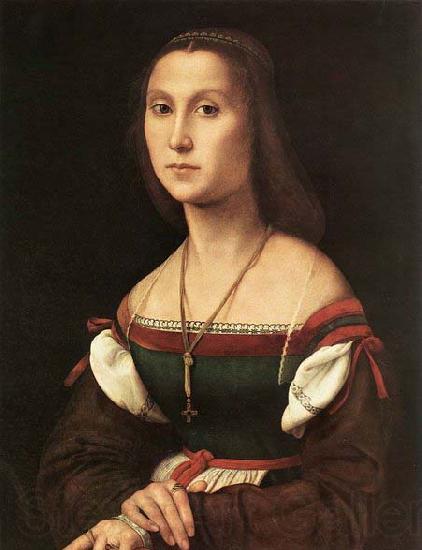 RAFFAELLO Sanzio Portrait of a Woman Germany oil painting art